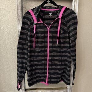 Lukka Lux Hoodie Women’s Size XL Performance Zip Jacket Activewear Athleisure